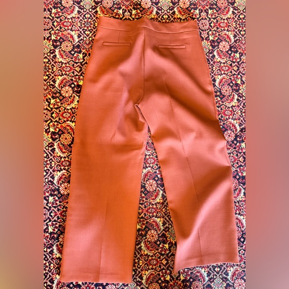 Sezane Martin Crop Trousers Hazelnut - Size 10 - Picture 5 of 5